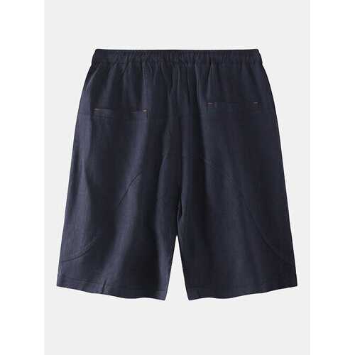 Mens Linen Casual Summer Shorts