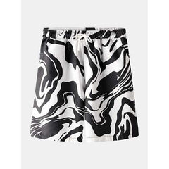 Chinese Style Printed Beach Shorts