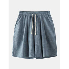 Mens Plain Cotton Casual Shorts