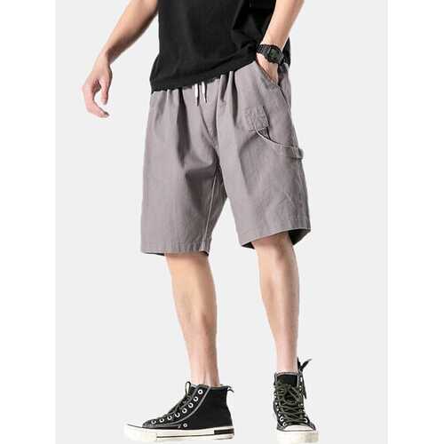 Cargo Shorts Pocket Drawstring Shorts