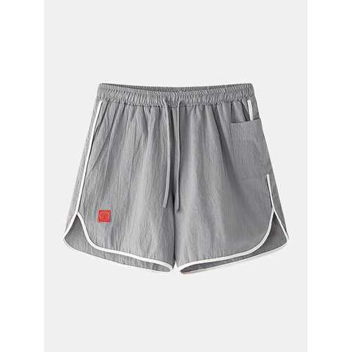 90% Cotton Solid Color Sports Shorts