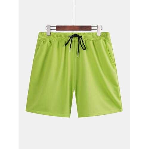 Sports Drawstring Waist Shorts